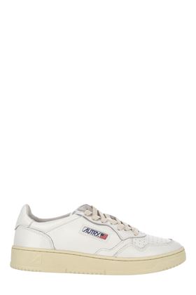 White leather/fabric/rubber Action low-top sneakers Autry | AULMLL15WHT/WHT