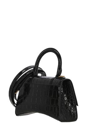 HOURGLASS XS HANDBAG WITH CROCODILE WORKING Balenciaga | 5928331LRGM1000