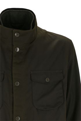 Giacca da campo verde oliva in lana/cotone Barbour | MWX0700MWXOL51