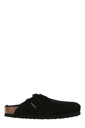 Pantofole in montone Boston Birkenstock | 259883BLACK/BLACK