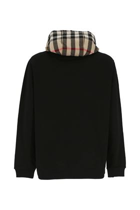 check-hood cotton hoodie Burberry | 8058117X