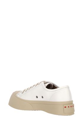 sneakers basse in pelle bianca Marni | SNZU002002P272200W01