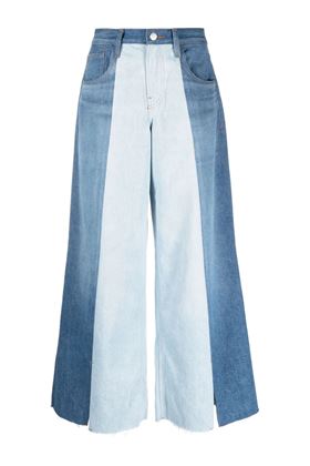 Split Seam wide-leg jeans Frame | SSWLRA727SPLI