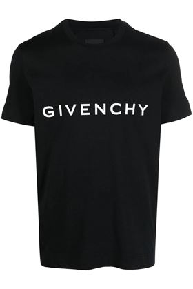 Slim Fit T-Shirt Black Givenchy | BM716G3YAC001