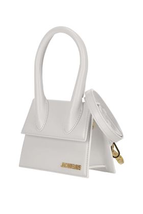 White leather Le Chiquito top-handle bag Jacquemus | 213BA0023000100