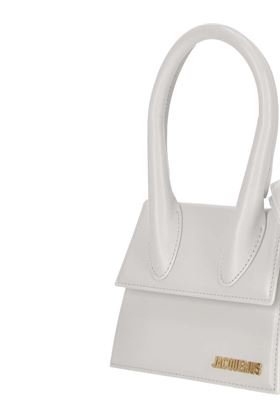 White leather Le Chiquito top-handle bag Jacquemus | 213BA0023000100