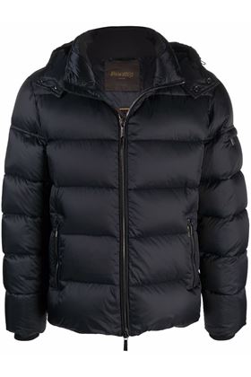 Moorer blue Brett down jacket  Moorer | BRETTSHU0498