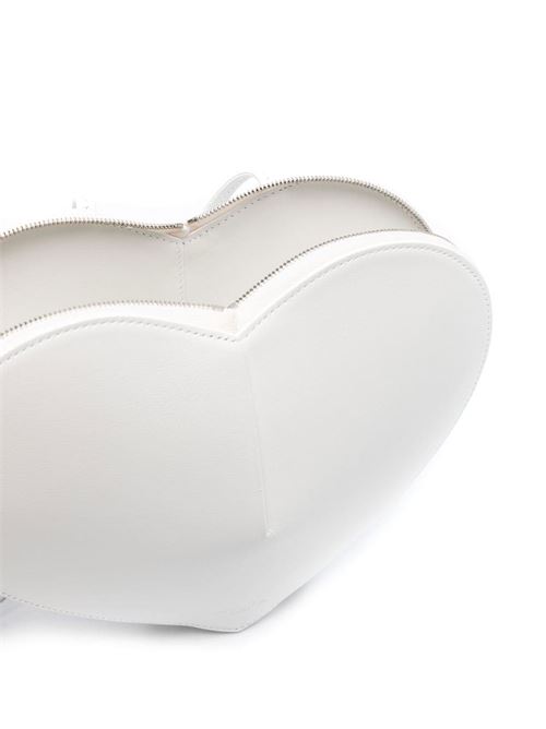 Borsa a tracollo bianca a forma di cuore Alaia | AA1P003C0Y75010