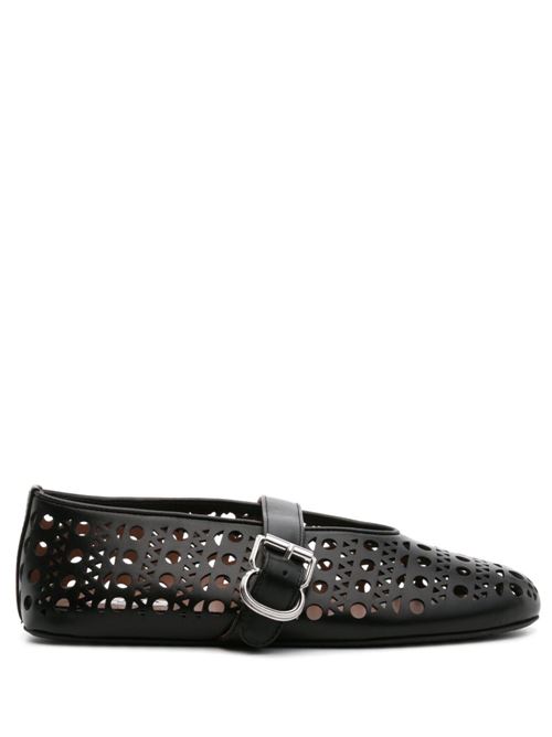 Black Ballerinas Alaia | AA3A029CK216999