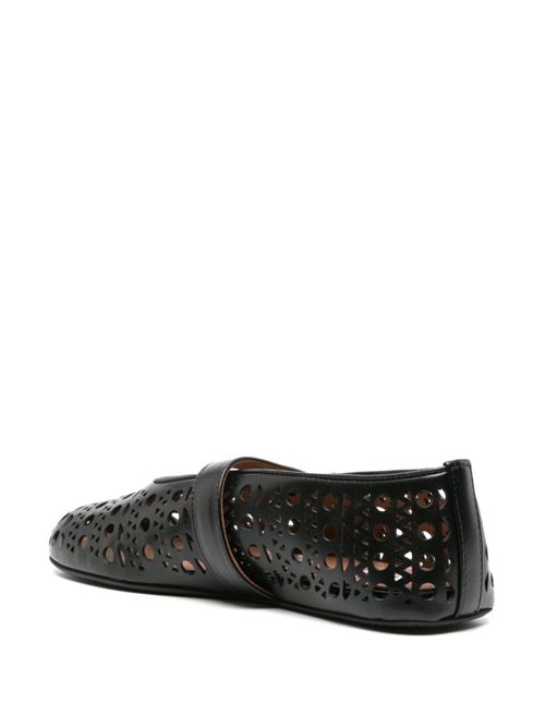 Black Ballerinas Alaia | AA3A029CK216999