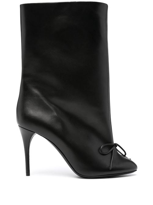 smooth leather boot with bow Alaia | AA3B096CK122999