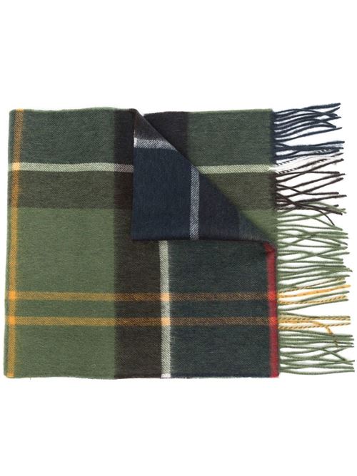 Green wool-cashmere scarf Barbour | USC0373USCTN11