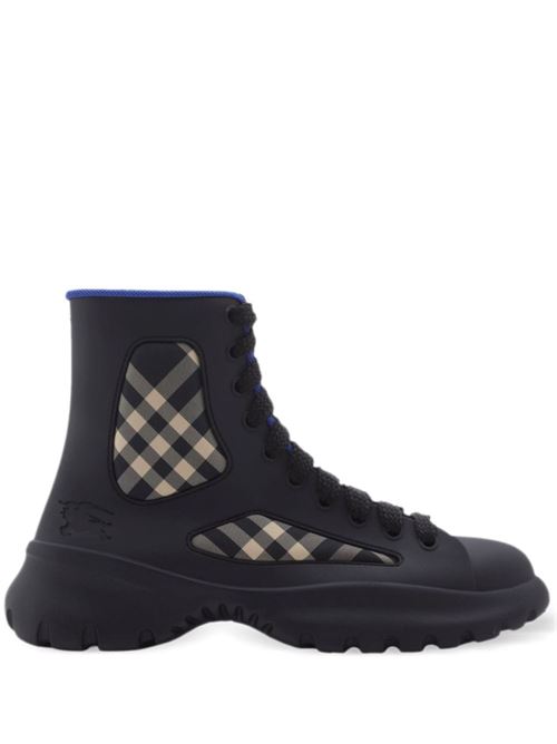 Black front lace-up boot BURBERRY | 8095279X