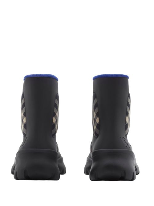 Black front lace-up boot BURBERRY | 8095279X