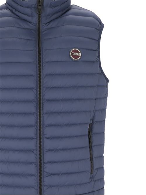 Gilet imbottito in piuma blu Colmar | 1278P8VX674