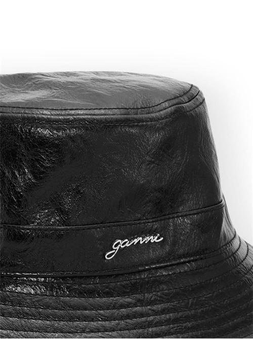 Cappello bucket con applicazione Ganni | A6192099