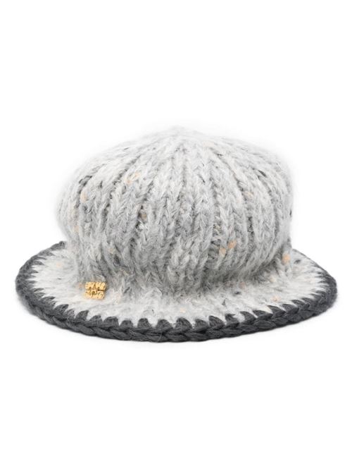 Cappello in  misto lana grigio Ganni | A6304921