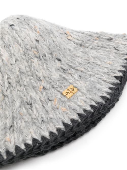 Heather grey wool hat Ganni | A6304921