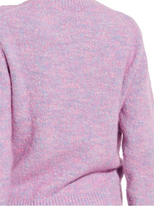 Maglia a coste rosa Ganni | K2318295