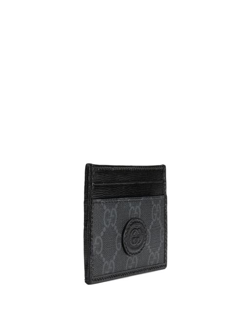 Leather/canvas black  card Gucci | 70068692TCF1000