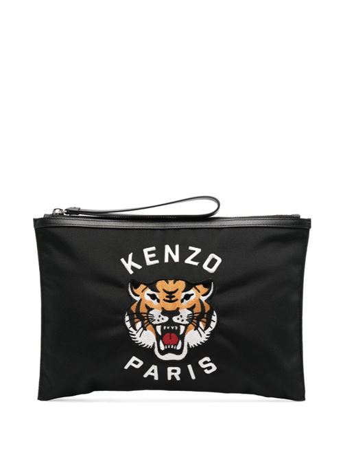 Clutch bag with Tiger Head motif Kenzo | FE55PM612F2799