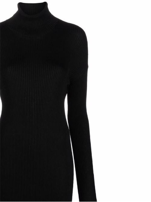 Black virgin wool dress MRZ | 00139901