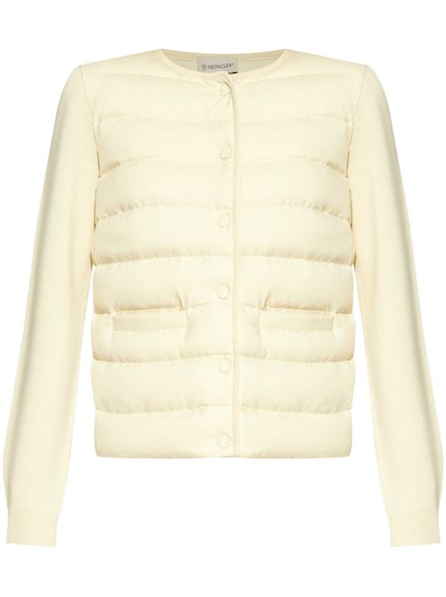 Cream white wool jacket Moncler | 939B000-06M1131004