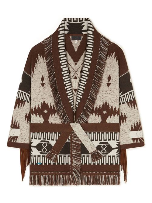 Brown multicolor jacket Alanui | LWHB064E24KNI00AOF6I