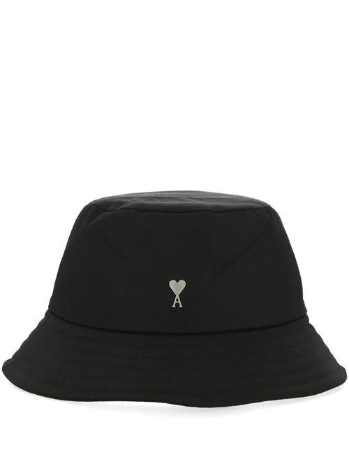 Black cotton hat Ami | UHA241.PA0007001