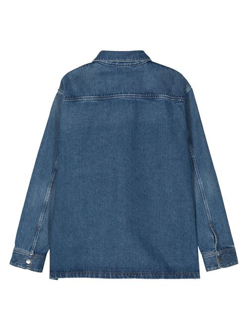 denim lavato in cotone blu Ami | UJK261.DE0031480