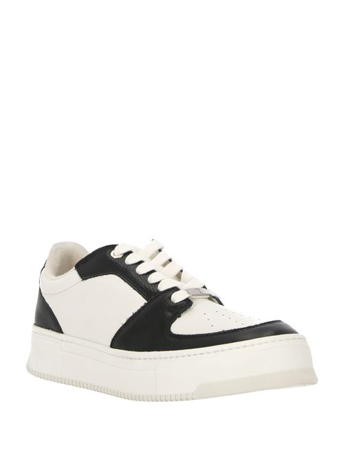 Sneakers in pelle bianca e nera Ami | USN429.CV0002101