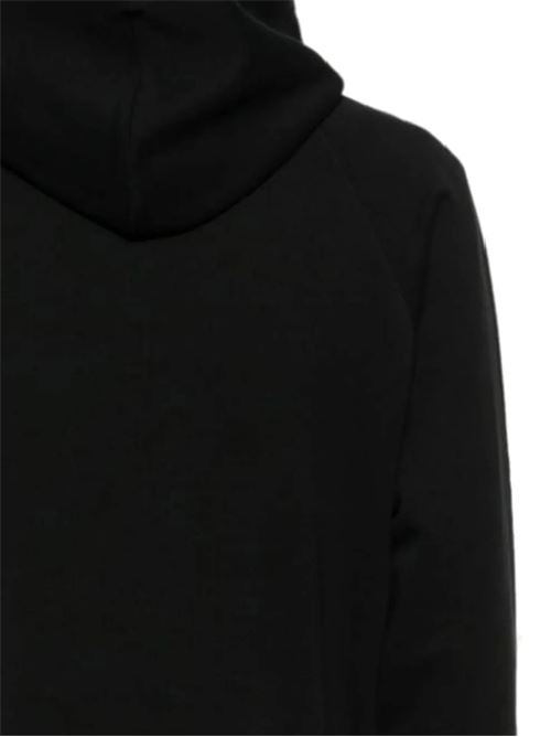 black/white stretch organic cotton jersey sweatshirt Ami | USW224.747001