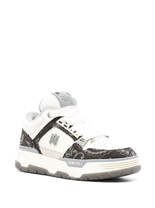 Black/white calf leather sneaker AMIRI | AMFOSR1063BLACK