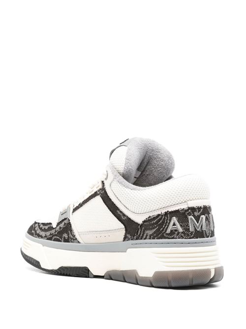 Black/white calf leather sneaker AMIRI | AMFOSR1063BLACK