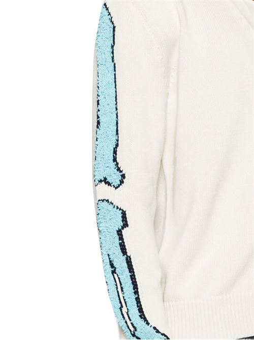 Ribbed Bones Cardigan AMIRI | AMKNCD1013BIRCH