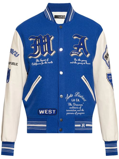 Dream Team Varsity Jacket AMIRI | AMOUVY1008BLUE