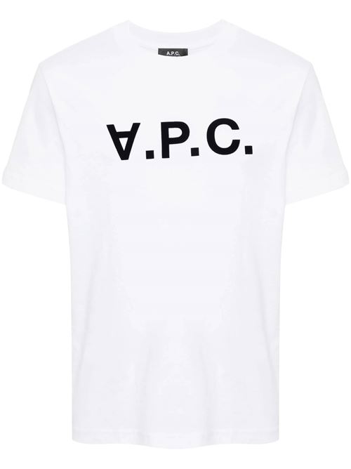 T-shirt con logo A.P.C. | COHBMM26384TAE