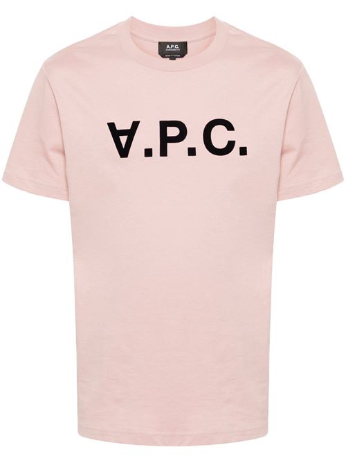 T-shirt with logo A.P.C. | COHBMM26384TFI