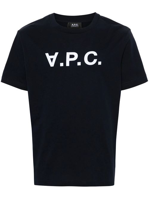 T-shirt with logo A.P.C. | COHBMM26384TIQ