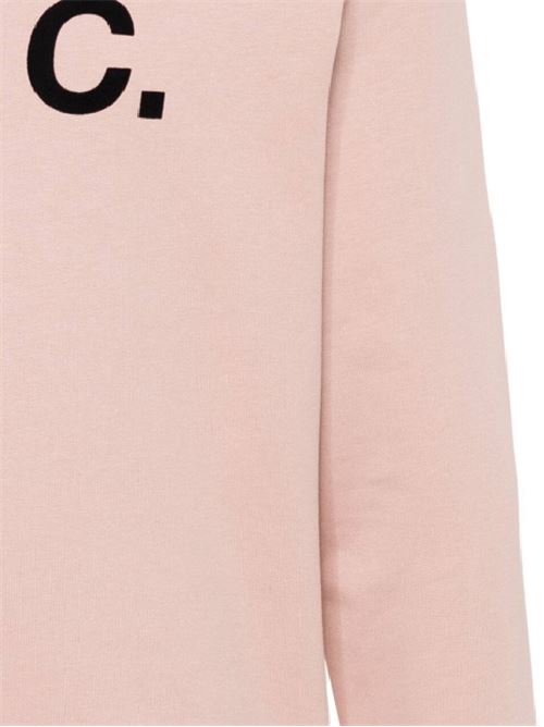 Sweatshirt with flocked logo A.P.C. | COHBNM27907TFI