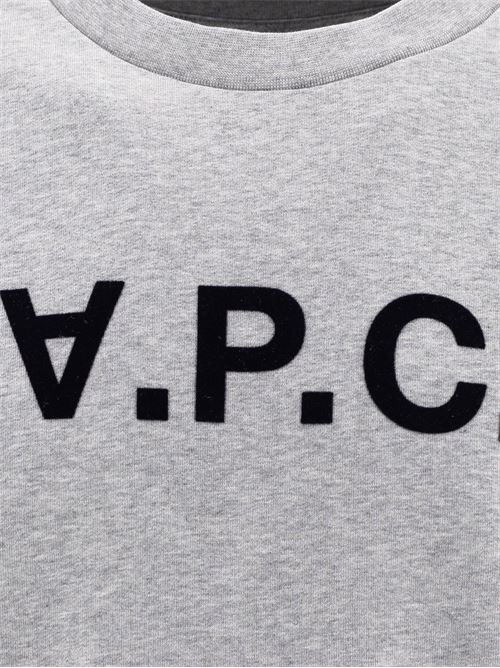 Sweatshirt with flocked logo A.P.C. | COHBNM27907TPI