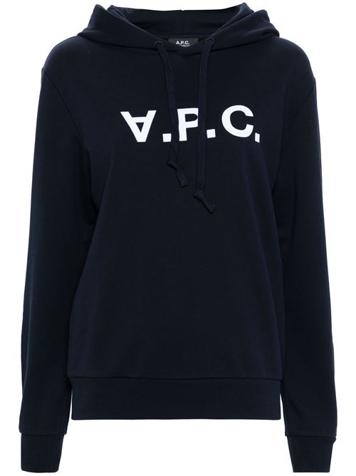 navy blue Hoodie A.P.C. | COHBNM27908TIQ