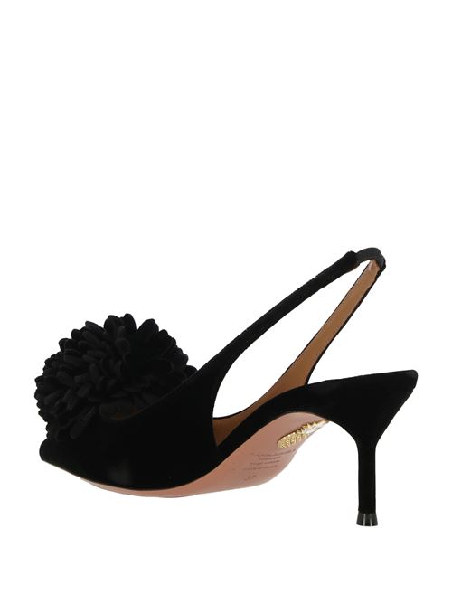 Black velour pumps Aquazzura | CTIMIDL0VEL000