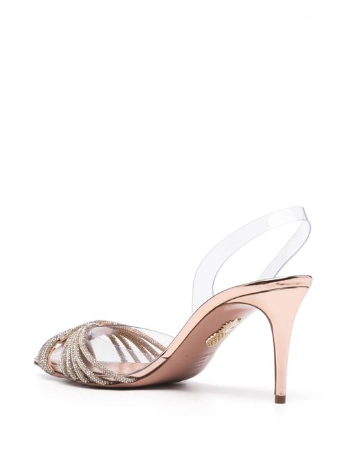 Gold-tone crystal embellishment pump Aquazzura | GASMIDL0SYPROG