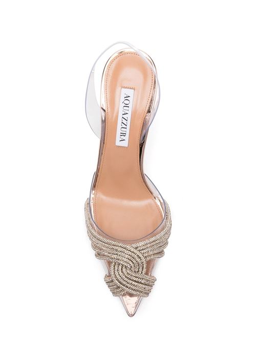 Gold-tone crystal embellishment pump Aquazzura | GASMIDL0SYPROG