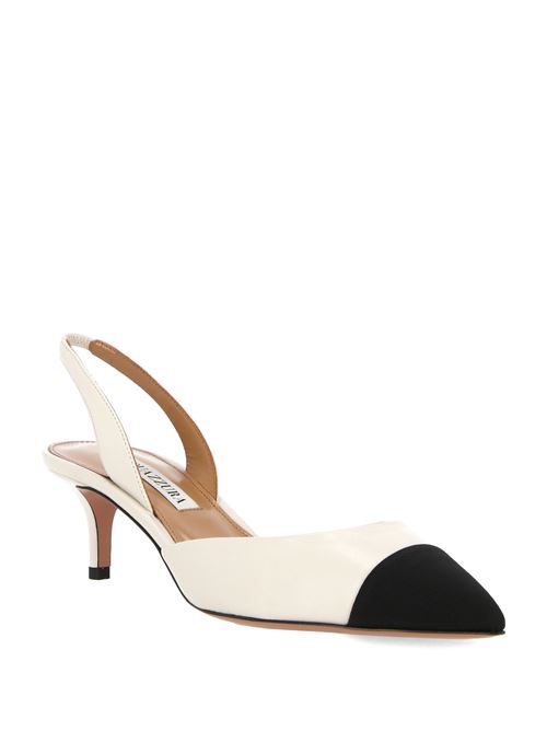 Pump in pelle bicolore Aquazzura | MLNMIDL0NPG972