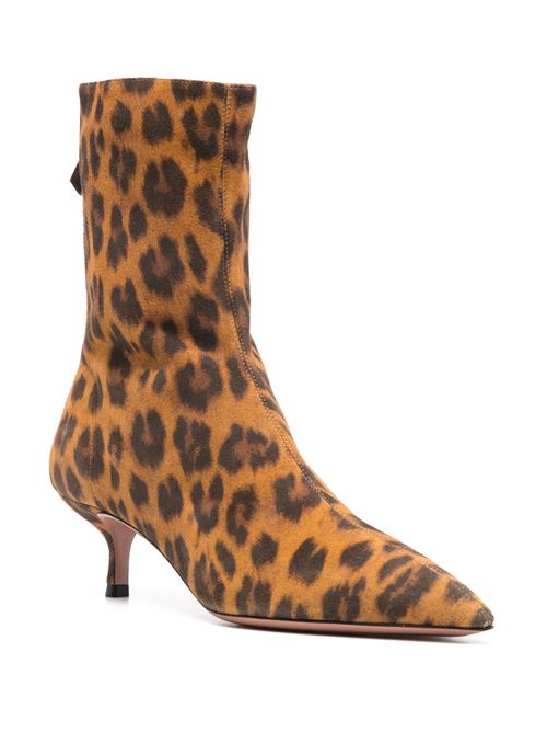 Stivale in pelle animalier Aquazzura | MNRMIDB0ANSC80