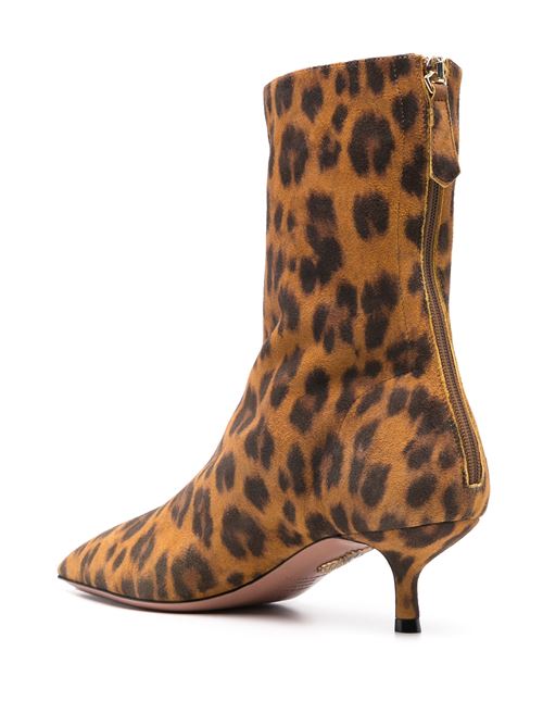 Animalier brown boot Aquazzura | MNRMIDB0ANSC80