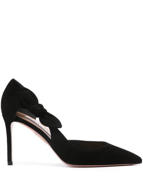 Black calf suede pump Aquazzura | VBTMIDP0SUE000