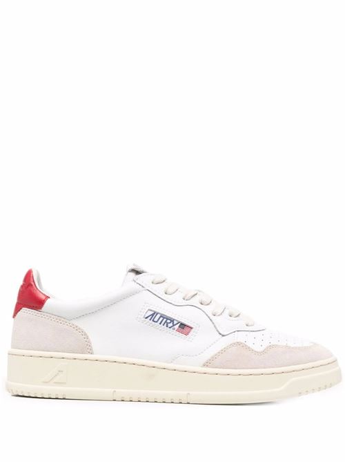 Sneakers con pannelli a contrasto Autry | AULMLS43WHT/RED